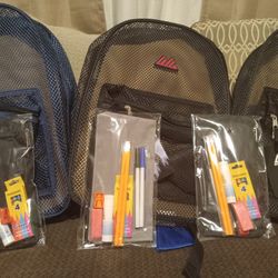Back To School Backpacks With Supplies 