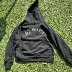 Sp5der VVS Hoodie ‘Black’ Authentic 
