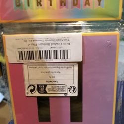 Pastel Colored Happy Birthday Banner 