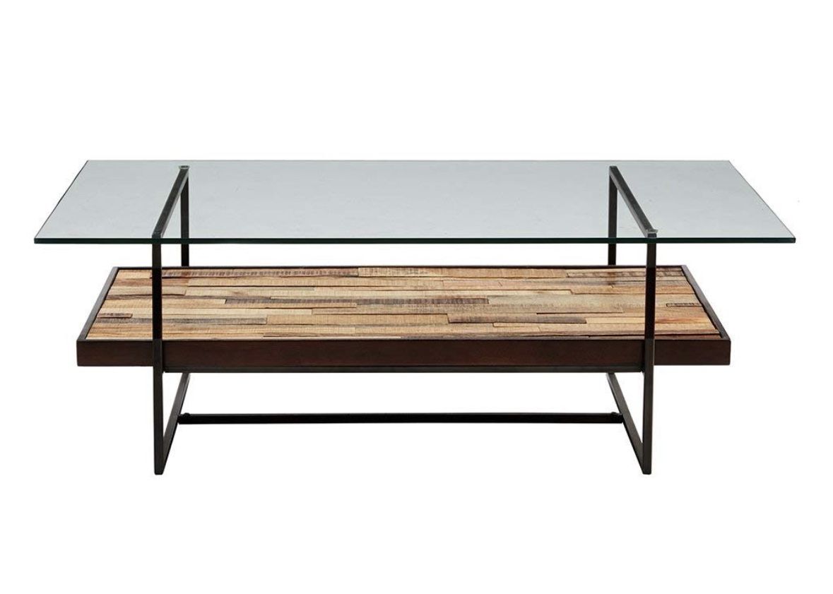 Tavarua Coffee Table with Magazine Rack by Ink + Ivy