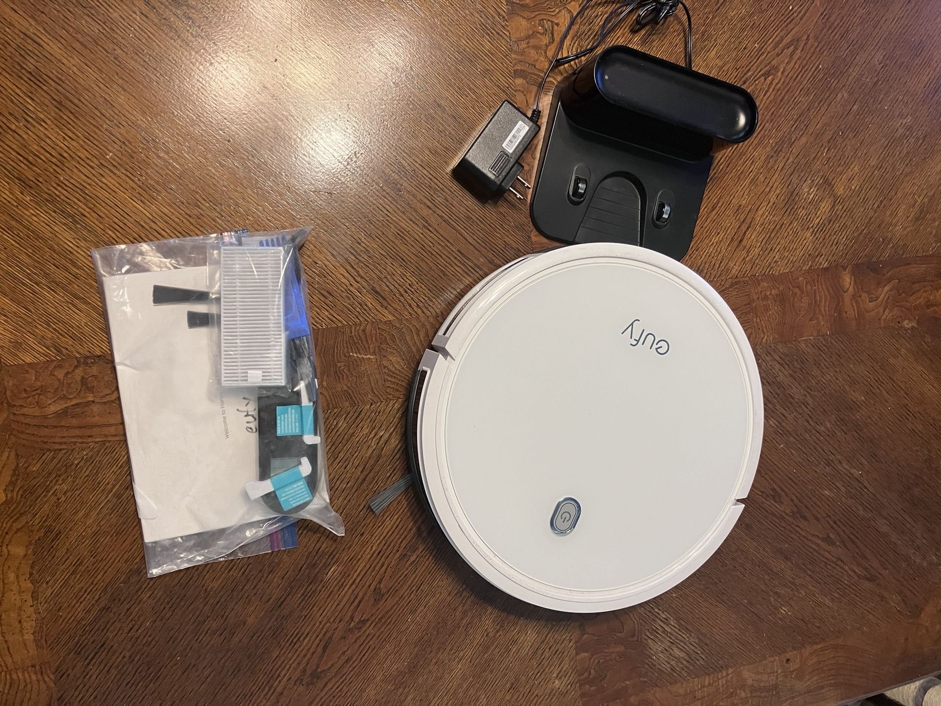 Gently used Eufy BoostIQ RoboVac 11S Robot Vacuum Cleaner.