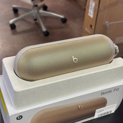 Beats Pill Champagne Gold Bluetooth Speaker - Open Box LV