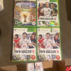 Xbox 360 Fifa Soccer 11, 12 And World Cup South Africa