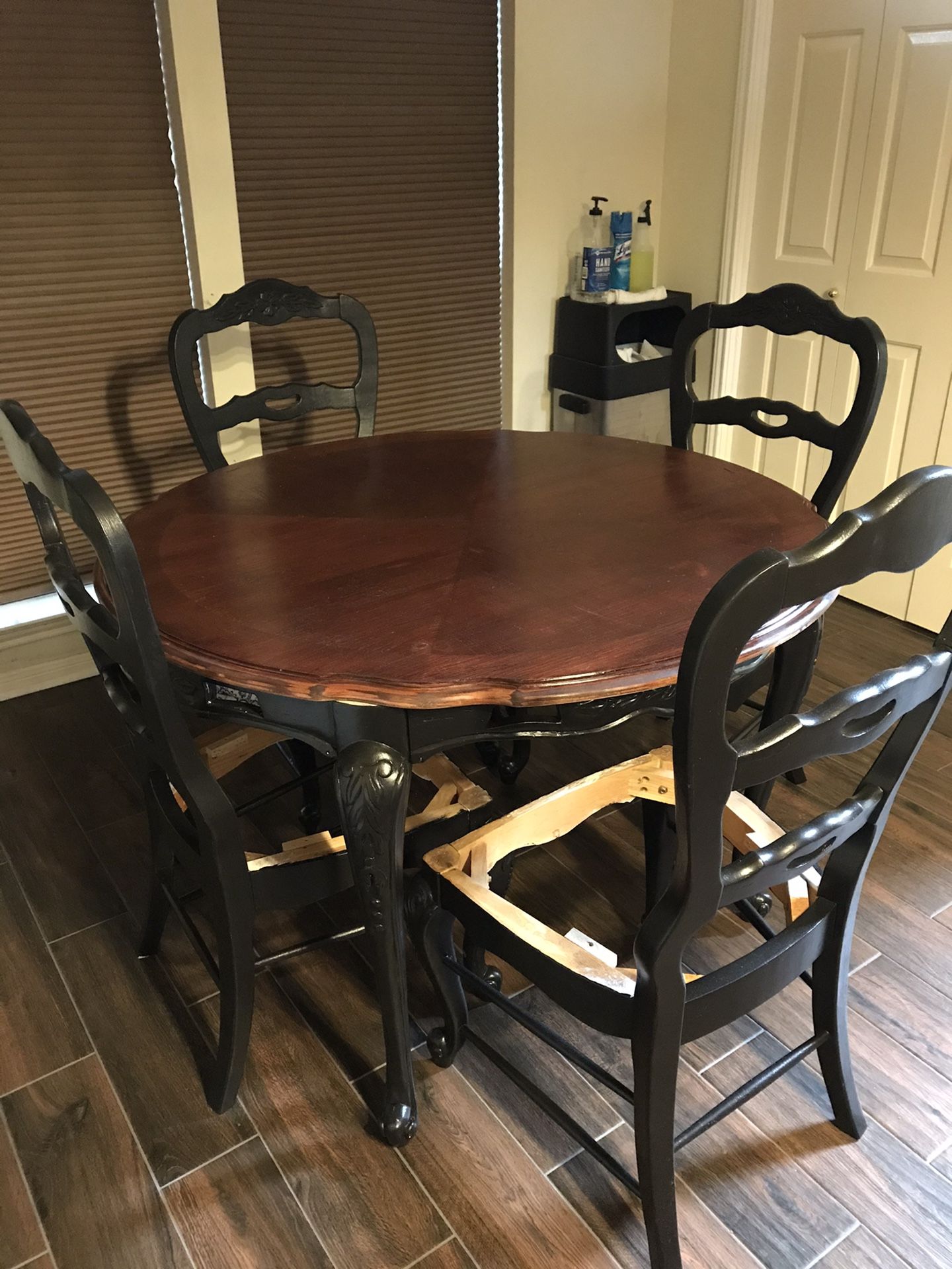 Freshly Painted Breakfast Table