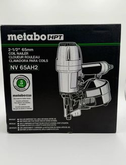 Metabo HPT NV65AH2 Coil Siding Nailer 1-1/2"–2-1/2" Pneumatic Nail Gun
