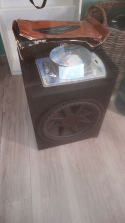 ⚡Bundle⚡ KICKER Comp VX 15" Subwoofer w/ MEMPHIS 1500 Watt 1 Channel Amplifier and CONCEPT 1500 Watt Amplifier Installation Kit⚡BUNDLE⚡