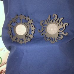 Wrought Iron Candle Holders