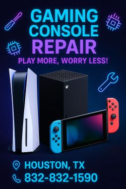 PlayStation, Xbox, or Nintendo Switch repair service