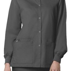 WonderWink Pewter Scrub Jacket XS