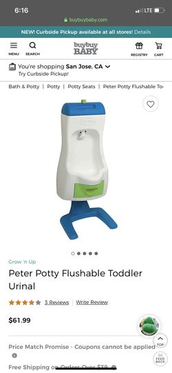 Peter potty flushable urinal
