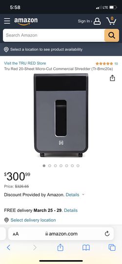 20 Sheet Shredder