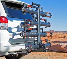 Küat NV 2.0 2-bike rack with the +2-bike add-on