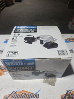 Everbilt 1/10 HP Non-Submersible Self-Priming Transfer Pump