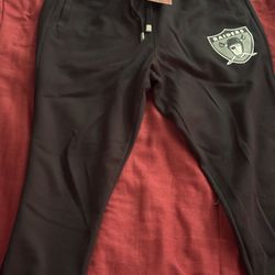 Raiders Joggers Size Medium 