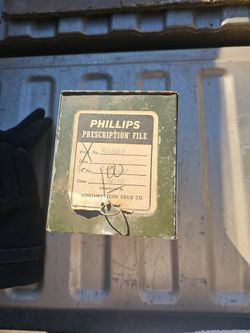 Vintage Metal Storage Box