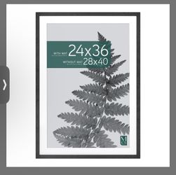 Large 24x36 Black Picture Frame – $15