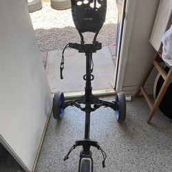 Serene life 3 Wheel Push Golf Cart Used 1 Time 