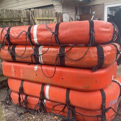 Used Life Float - 8 Man :   $100.00 Each—- Would Be Good For Someone Building A Floating Dock Or Houseboat 
