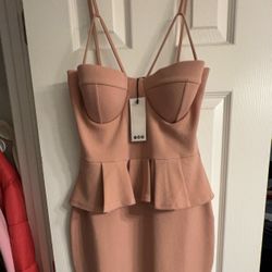 Blush Pink Pencil Dress 