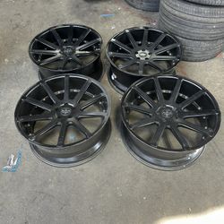 22x9.5 Versante wheels rims 5x115 bolt pattern VE 232 offset 15mm