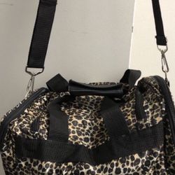 Leopard Print Travel/Overnight Bag