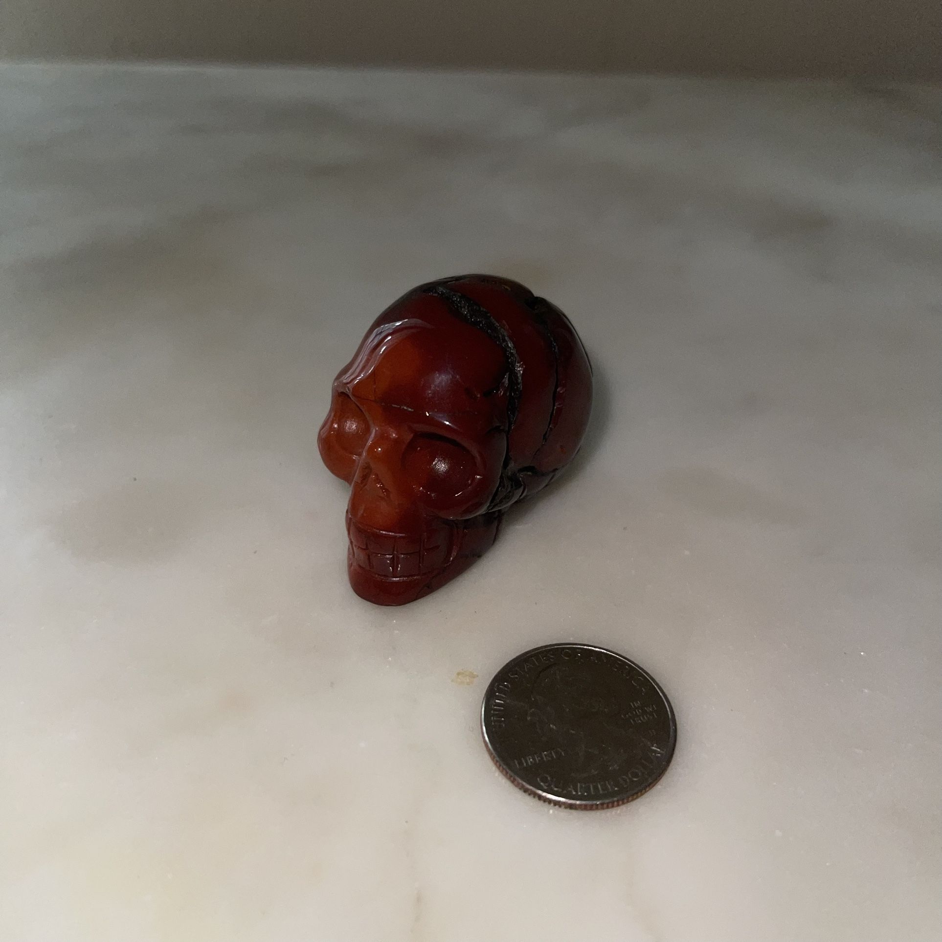 Red Jasper Skull 💀