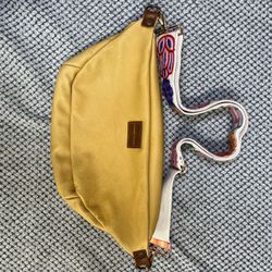 Parker Thatch Leather Handbag Purse & Coach Rainbow Handbag Strap