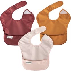Tiny Twinkle Mess-Proof Baby Bibs - 3 Pack
