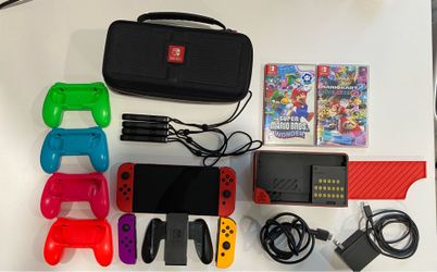 Nintendo Switch OLED Mario Red