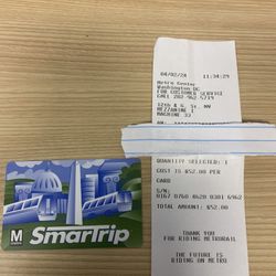 Metro Pass Value $50