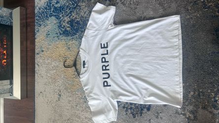 Purple White T - Shirt