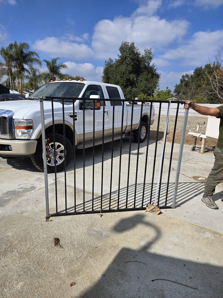 Gate Or Fencing Panel 69"w X 58" H Wrought Iron