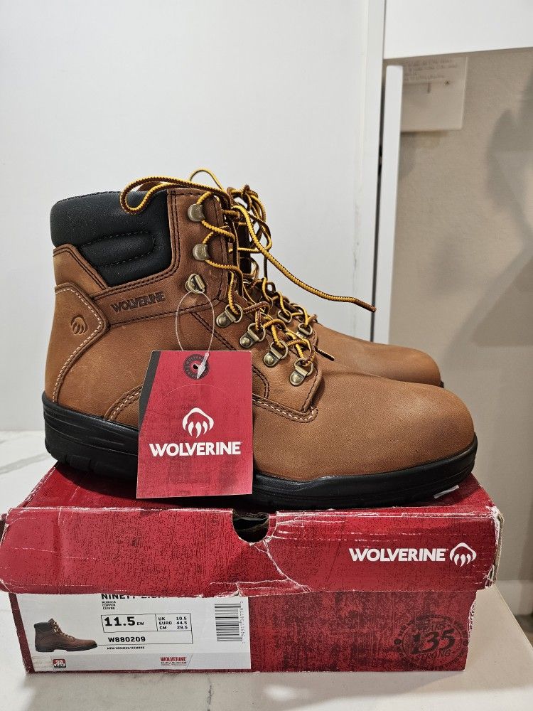 Wolverine Soft Toe Work Boots Sizes 11.5 And 12