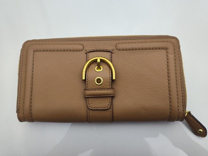 NEW Vintage Coach Wallet,Camel Colored