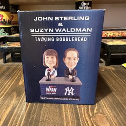 JOHN STERLING SUZYN WALDMAN TALKING BOBBLEHEAD