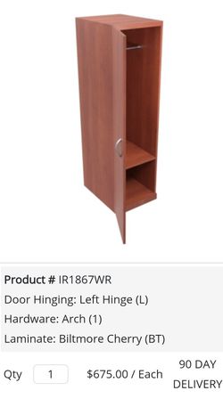 Unicor Integrate Wardrobe, 18W x 65H