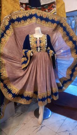 Matching Mother And Daughter Afghan Outfit
