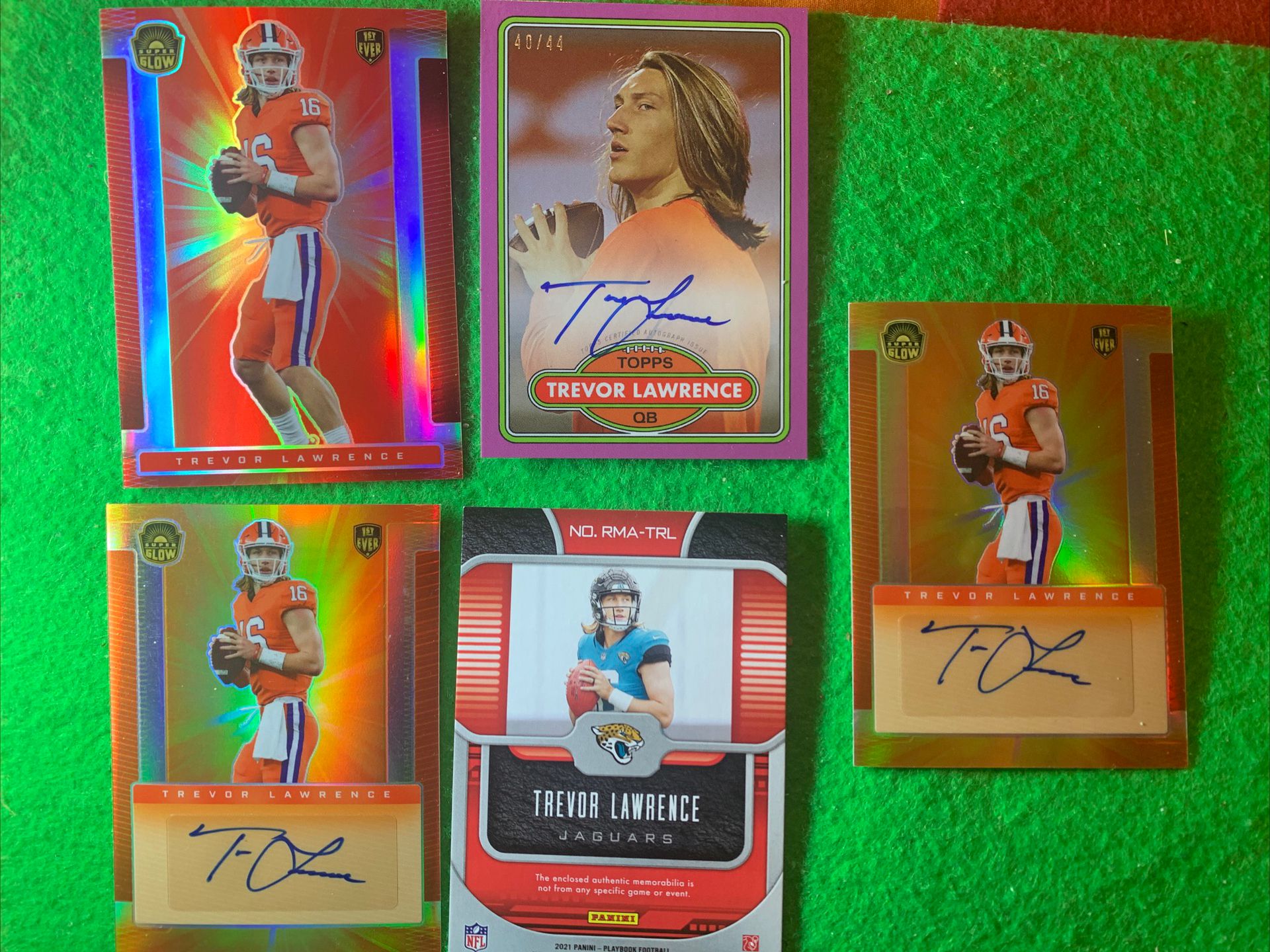 SET 5 TREVOR LAWRENCE 3 AUTOS