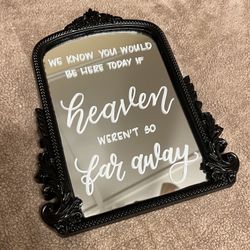 Memory Table Sign/Mirror