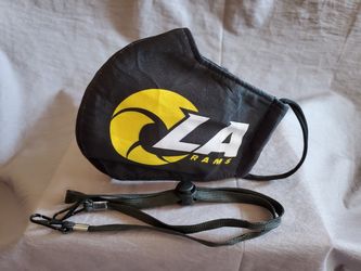 Los Angeles Rams Face Mask & Lanyard set 2pc