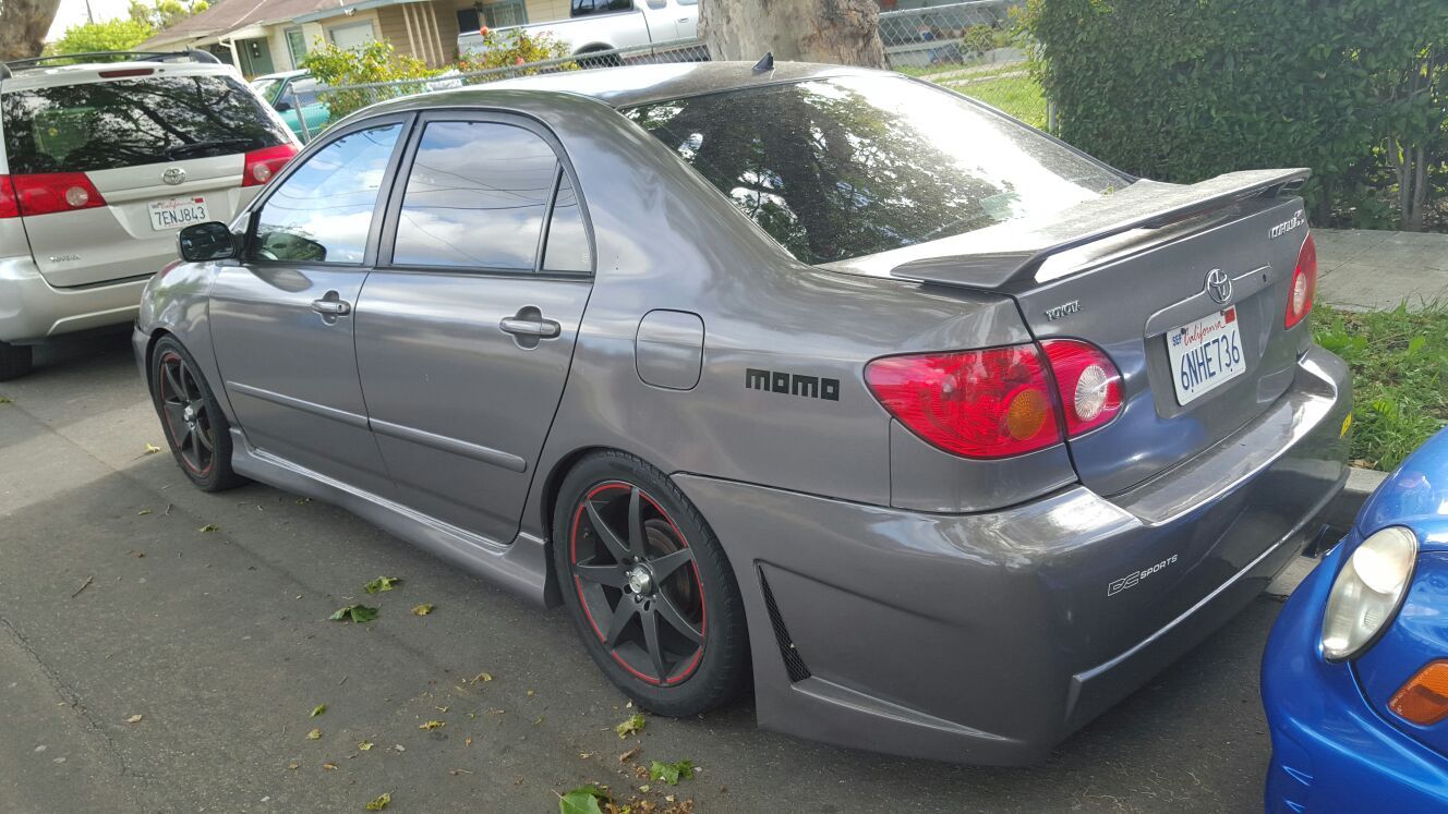 i'm selling my 2003 toyota corolla type s mods air intake AEM exhaust system, header legal averything good is fast (salvage ) miles 216998