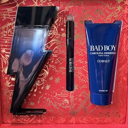 Carolina Herrera Bad Boy Cobalt Perfume Set