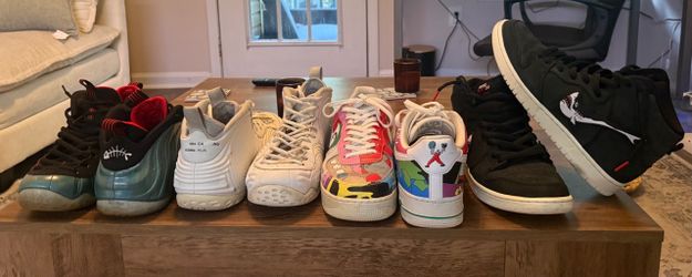 Nikes all size 10
