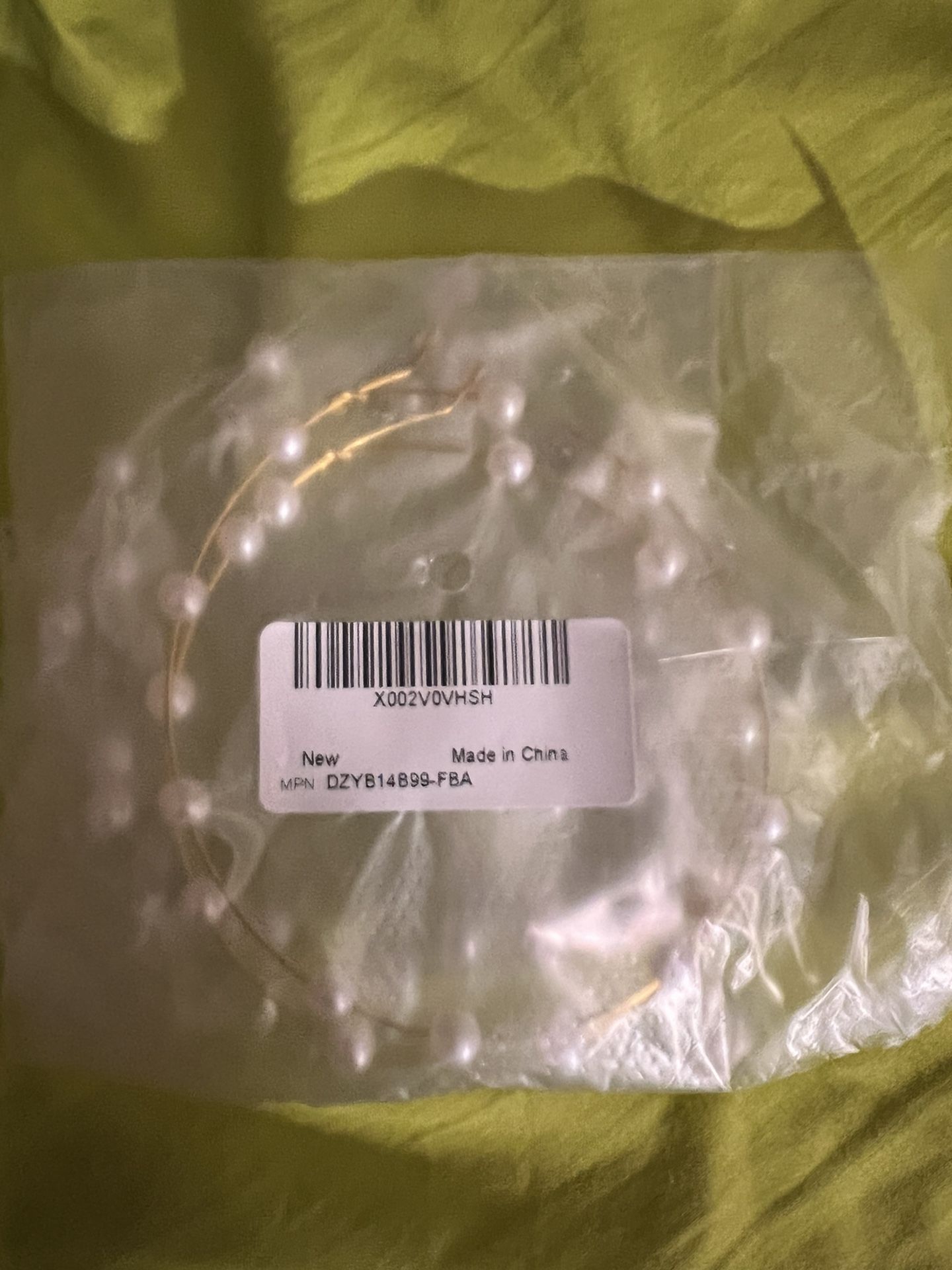 Large Pearl Hoops