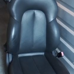 Mercedes Benz Black Front Heated Leather Seat 
