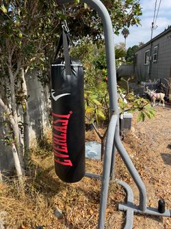 Everlast Single Heavy Punching Bag and Stand Station
