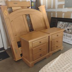 Master 3 piece bedroom set with mattresses