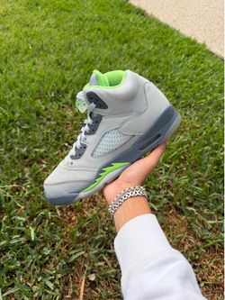 Jordan 5 GS “Green Bean” Size 7Y/8.5W