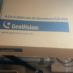 GeoVision 8 Ch 265/H.264 Standalone Poe Nvr