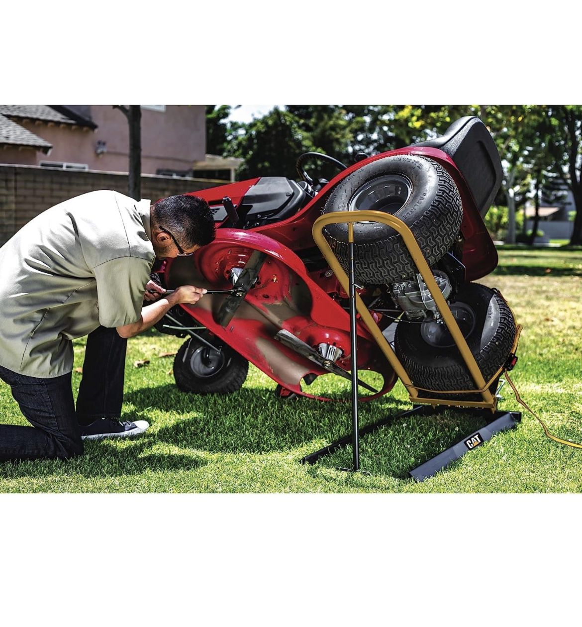 Lawn Mower CAT Hydraulic Jack Lift 